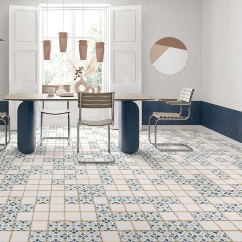 Casablanca 5" x 5" Matte Ceramic Tile in Kenzi