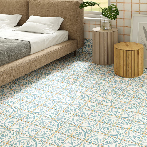 Casablanca 5" x 5" Matte Ceramic Tile in Ziane