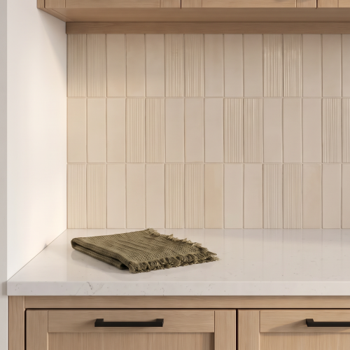 Hikari 2" x 8" Matte Porcelain Field Tile in Fawn
