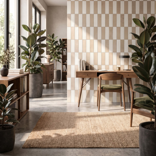 Hikari 2" x 8" Matte Porcelain Field Tile in Clay
