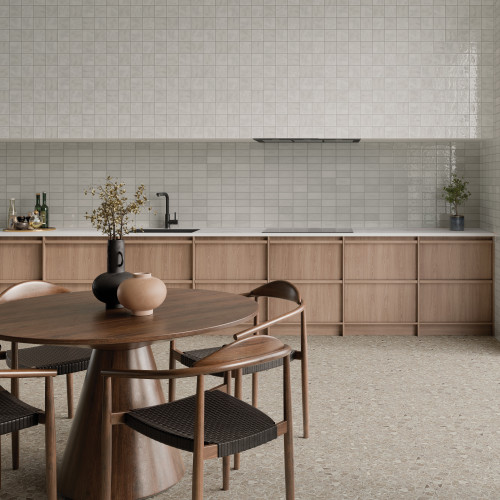 Marin 2.5" x 5" Ceramic Wall Tile in Pebble Gray