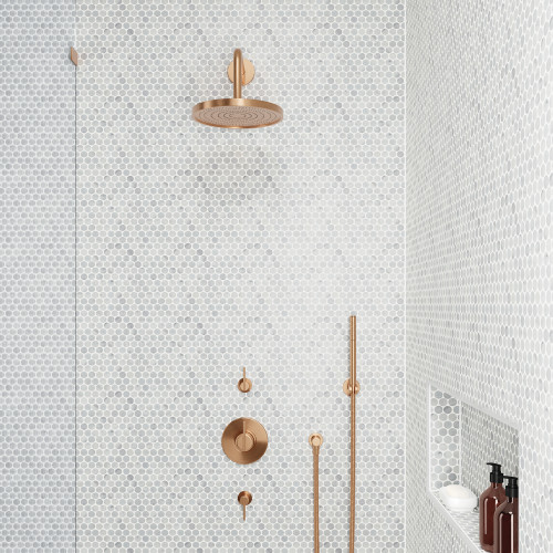 Monet Honed Marble Mosaic 8 Tile in White Carrara