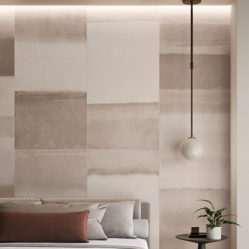 Sahara 24" x 48" Matte Deco Porcelain Tile in Cold
