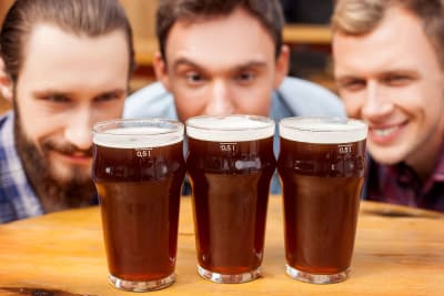 Three Guys Enjoying the Perfect Beer Gift