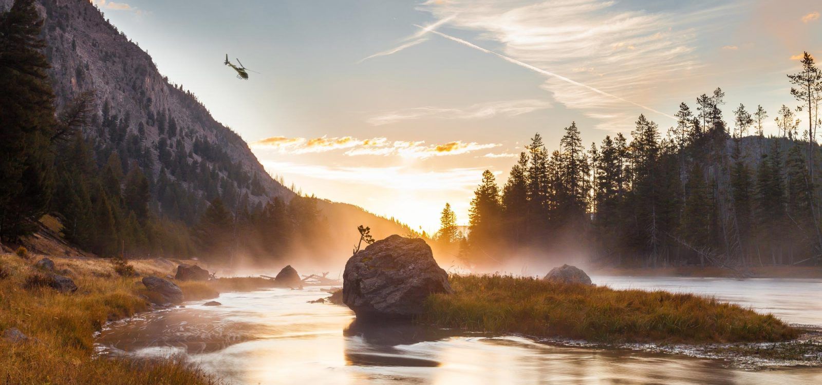 Yellowstone Sunset View