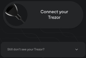 Connect Trezor via USB