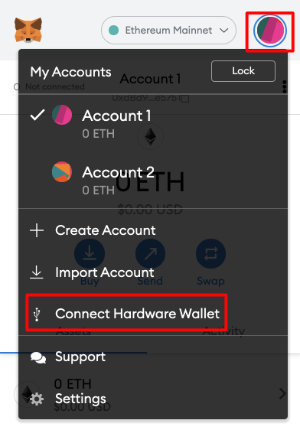 connecting trezor to metamask