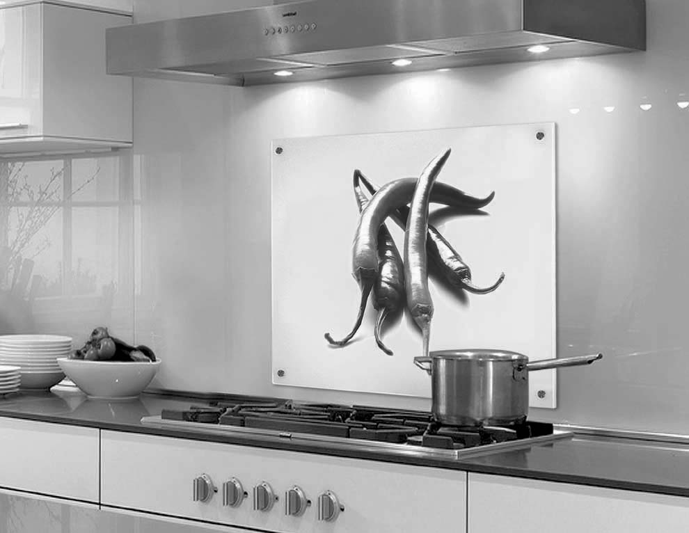 Glas, z.B. mit Fotomotiven nach Maß