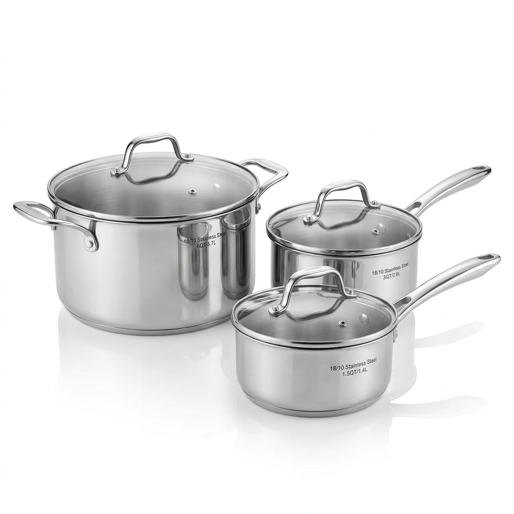 Stainless Steel Cookware Pot Set