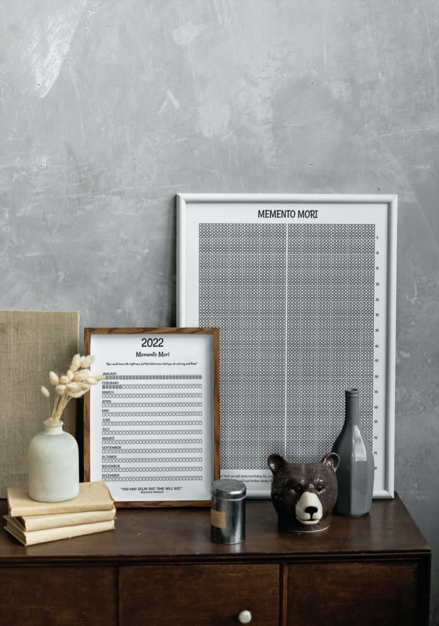 free memento mori life calendar template pdf prakash joshi pax