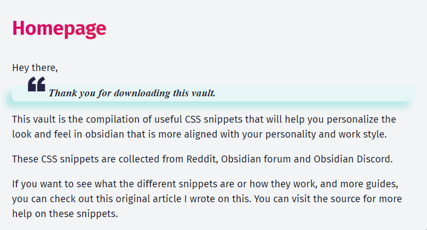 Blockquote CSS with Hover Effect