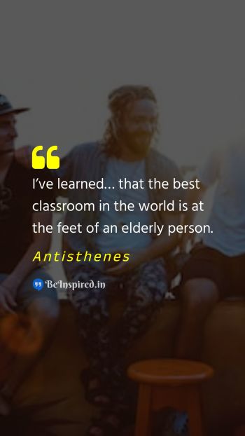 Antisthenes Picture Quote on friendship truth honesty self awareness 