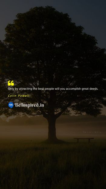 Colin Powell Picture Quote on leadership teamwork success people 