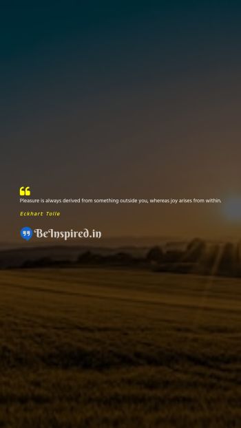 Eckhart Tolle Picture Quote on happiness wisdom life self confidence 