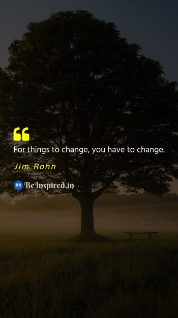 Jim Rohn Picture Quote on change motivational self confidence discipline 