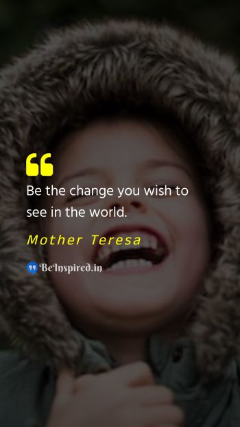 Mother Teresa Picture Quote on smile positivity kindness 