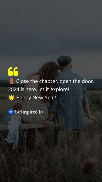 New Year Wishes Quote related to new opportunities, explore, fresh start