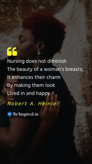 World Breastfeeding Week Quote related to breastfeeding, breasts, beauty, charm, lived-in, happy