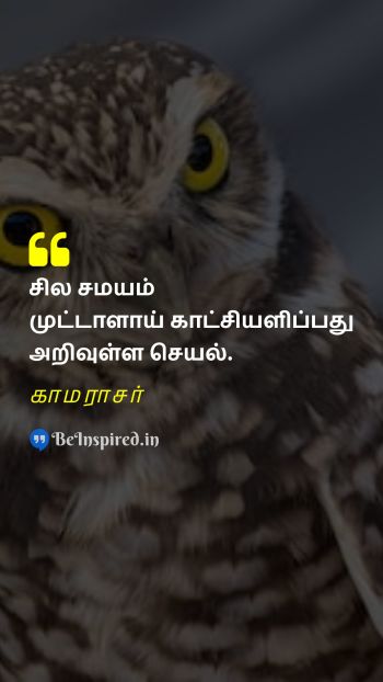 காமராசர் TamilPicture Quote on stupid wise 