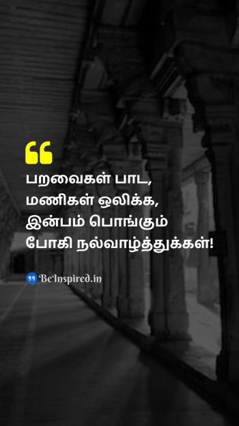 Pongal Wishes Quote related to 