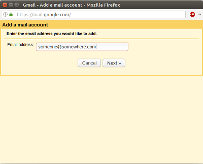 gmail add address