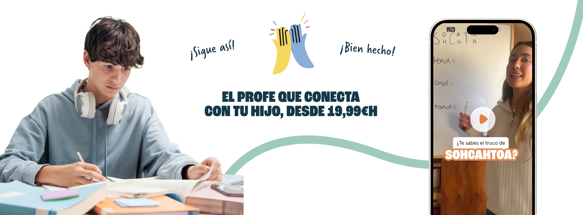 El profe que conecta con tu hijo, desde 19,99€/h