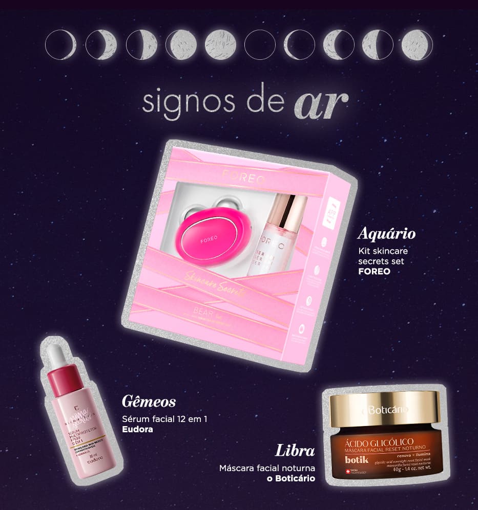 Descubra como cada signo cuida da pele