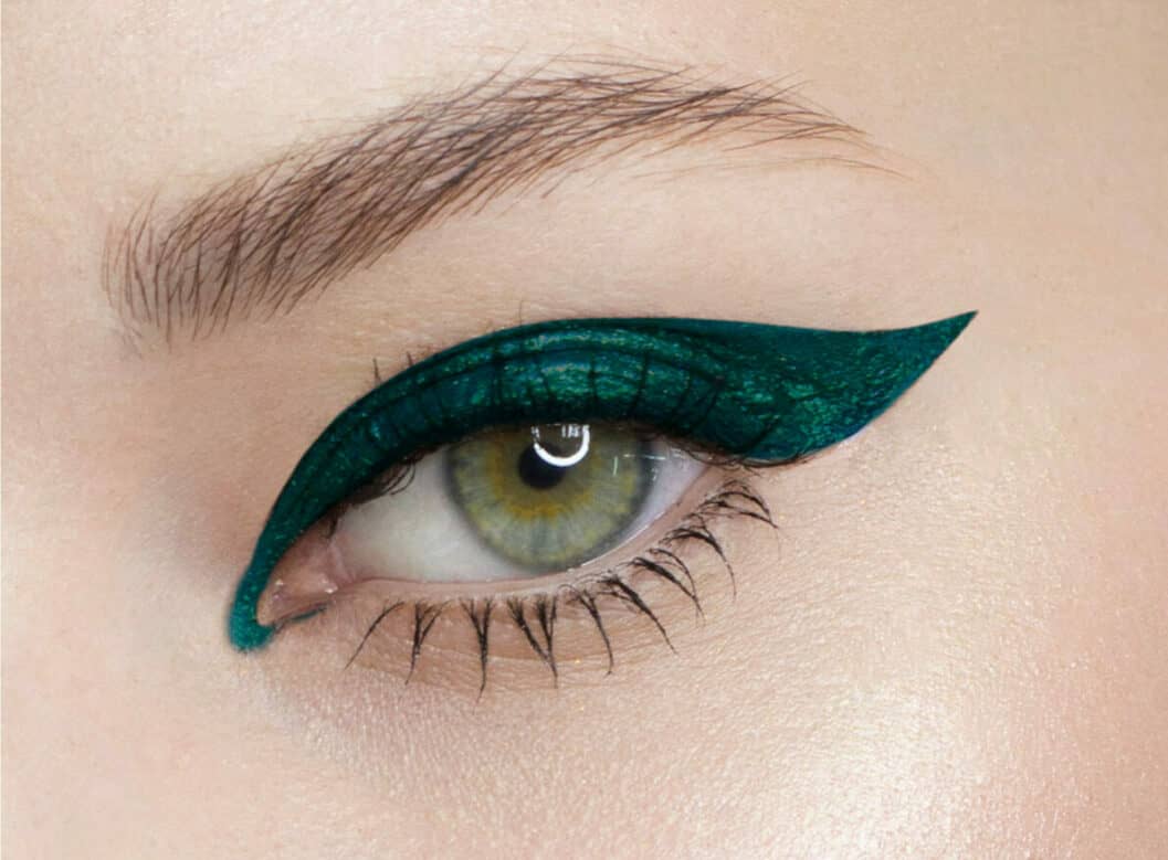 Imagem de delineado verde