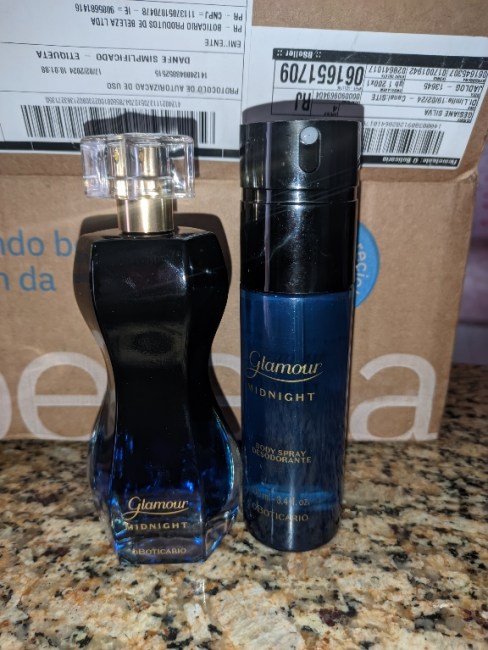 Perfume glamour midnight desodorante colônia boticário 75ml - O