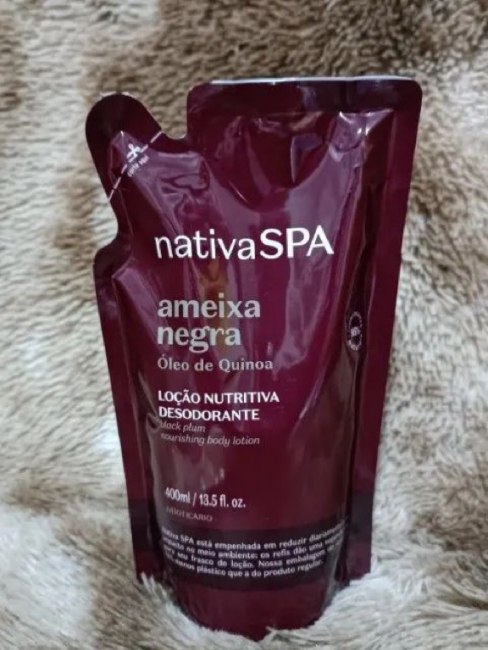 Refil Loção Desodorante Hidratante Corporal Nativa SPA Ameixa