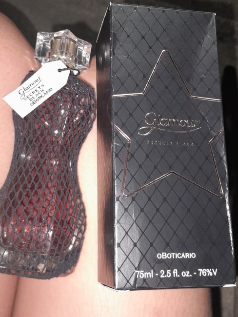 Glamour Secrets Black Desodorante Colônia 75ml