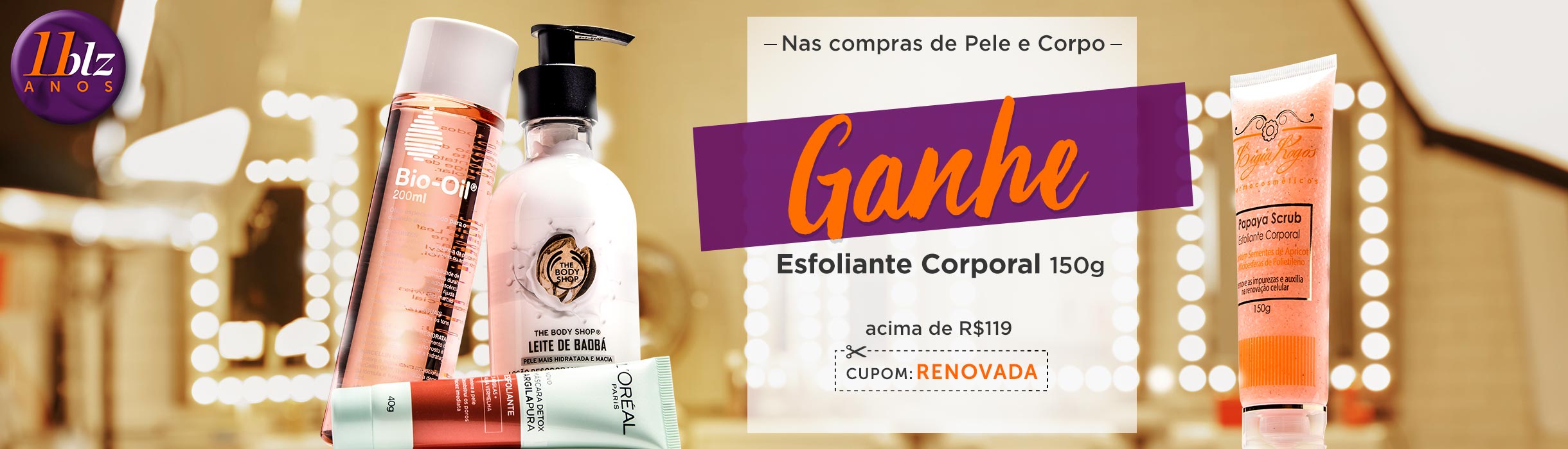 Aniversário Beleza na Web - Corpo e Banho
