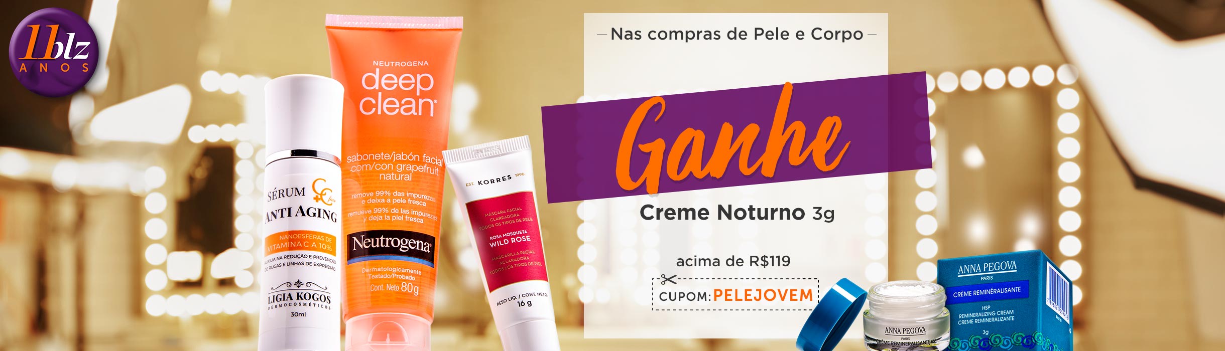 Aniversário Beleza na Web - Cuidados para Pele
