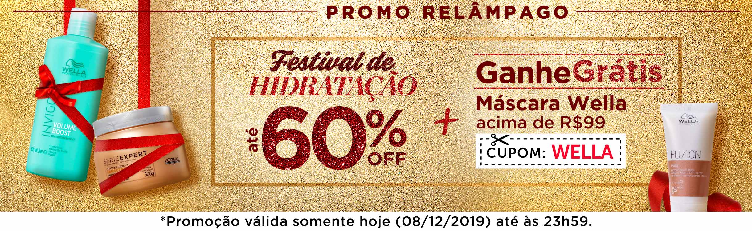 Festival da Hidratação até 60% OFF!