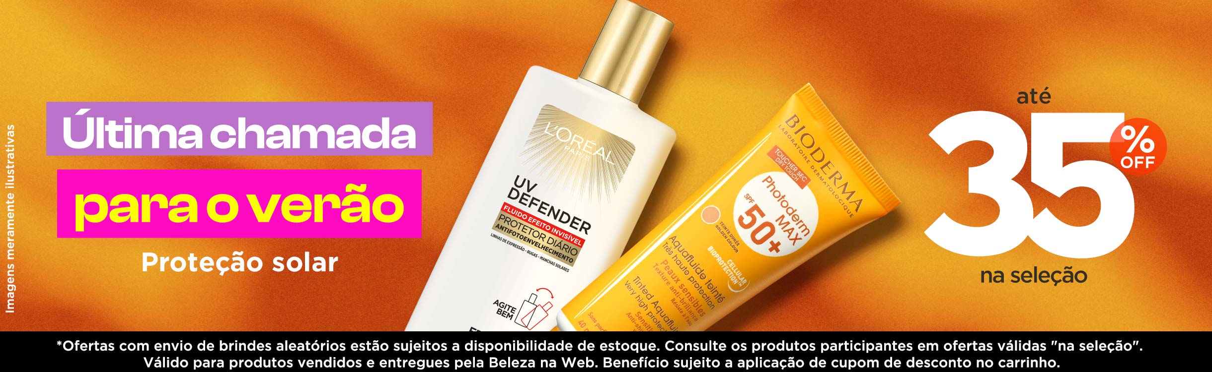 Proteção Solar e descontos nunca é demais, aproveite!