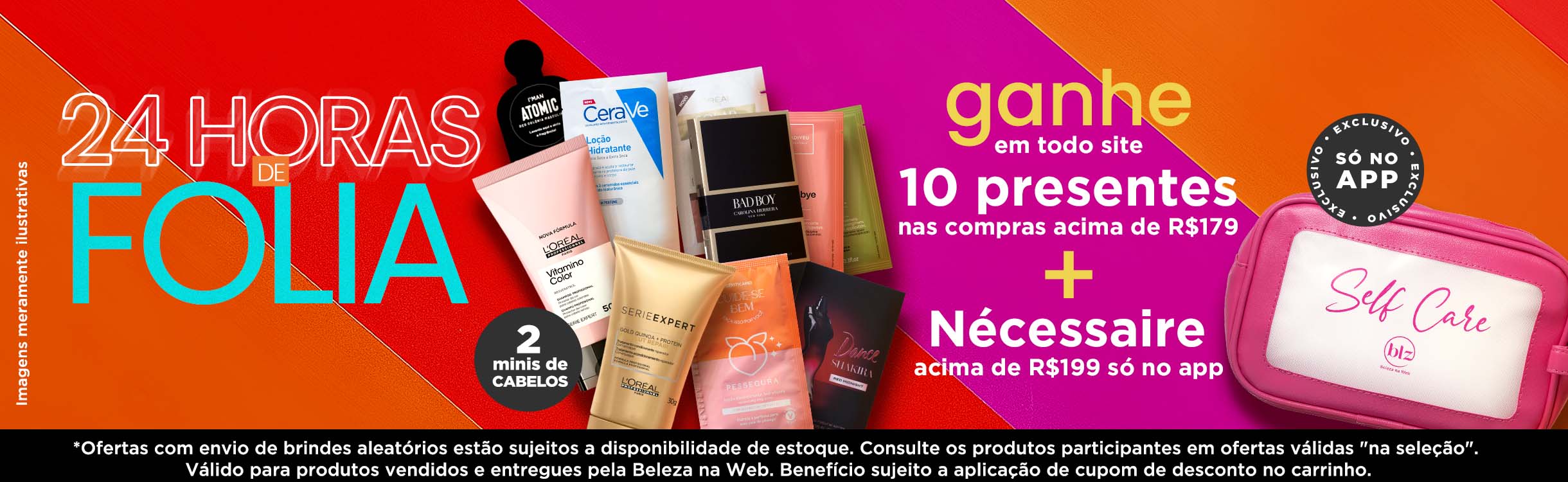 Começou o Bloco da Beleza, ofertas imperdíveis para festejar com autocuidado!