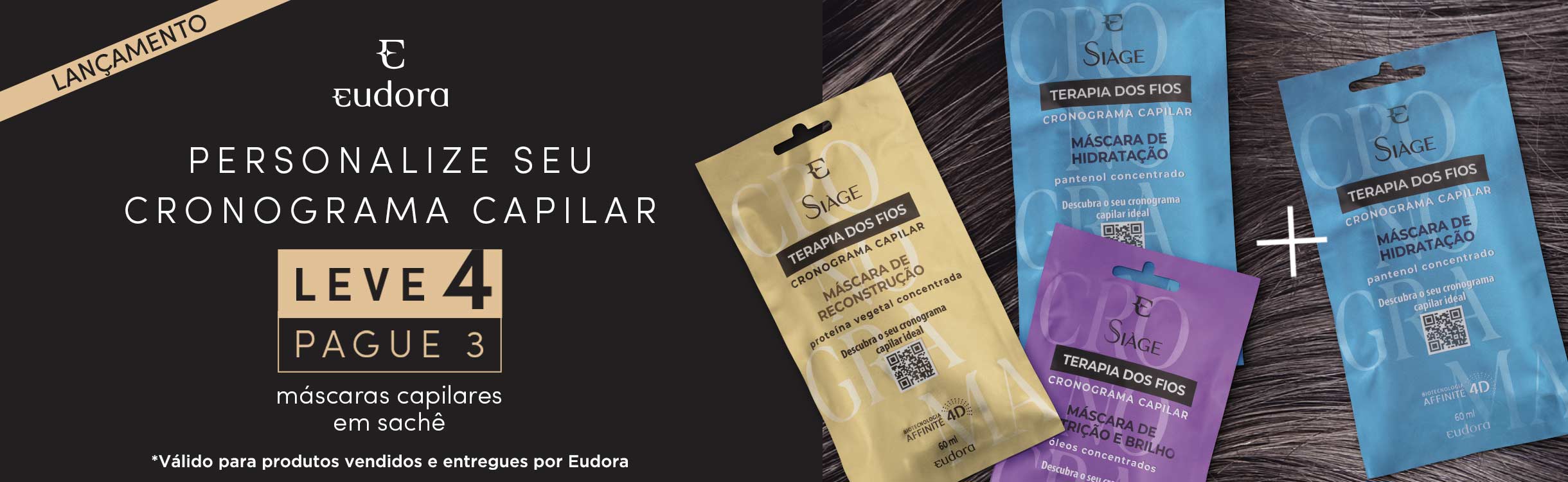 Conheça a nova linha de Eudora e monte o cronograma capilar do seu jeito!