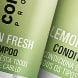 Experimente a sensação refrescante de Lemon Fresh. Para todos os tipos de cabelo, sua fórmula controla a oleosidade, previne a queda e oxigena o bulbo capilar para a formação de novos fios.