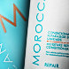 Moroccanoil Repair foi desenvolvido para reparas cabelos danificados por químicas e coloração. Seus produtos livres de parabenos e sulfatos nutrem e fortalecem intensamente o cabelo.