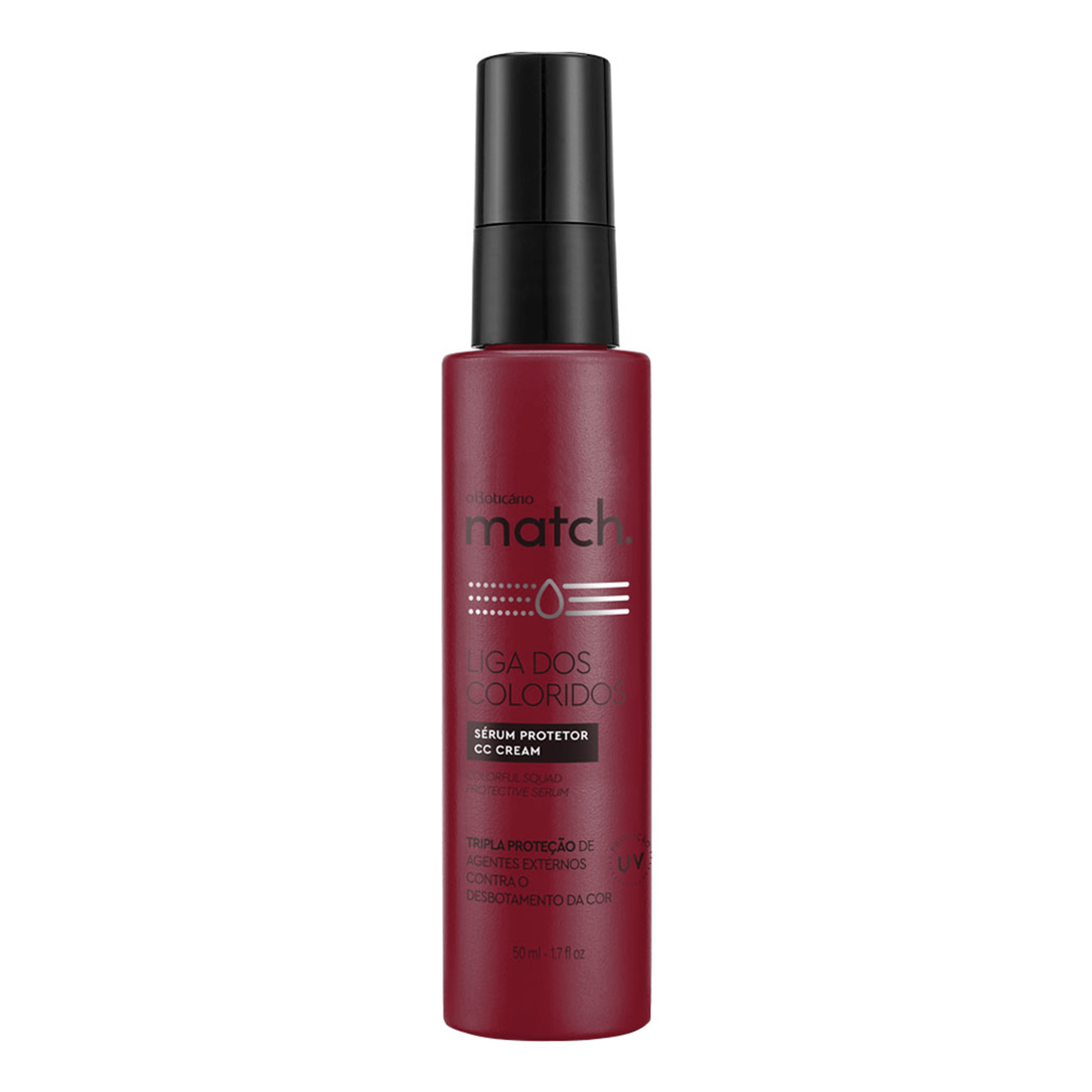 Sérum Protetor CC Cream Match Liga dos Coloridos 50ml