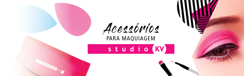 Kits Studio KV de Pincéis para Maquiagem