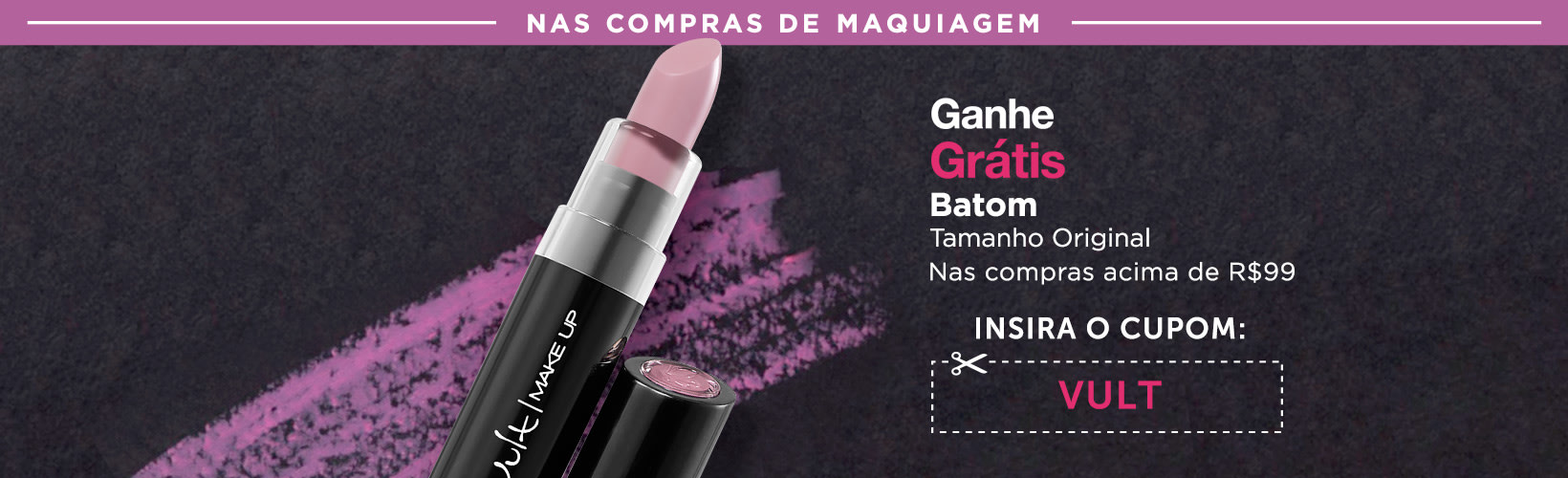 Você Ganhou Batom Tamanho Original!