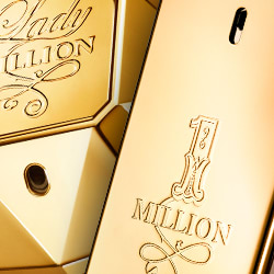 Conheça o mundo de 1 Million e Lady Million, casal de perfumes extraordinários que concentram em sua fragrância o estilo de vida milionário.