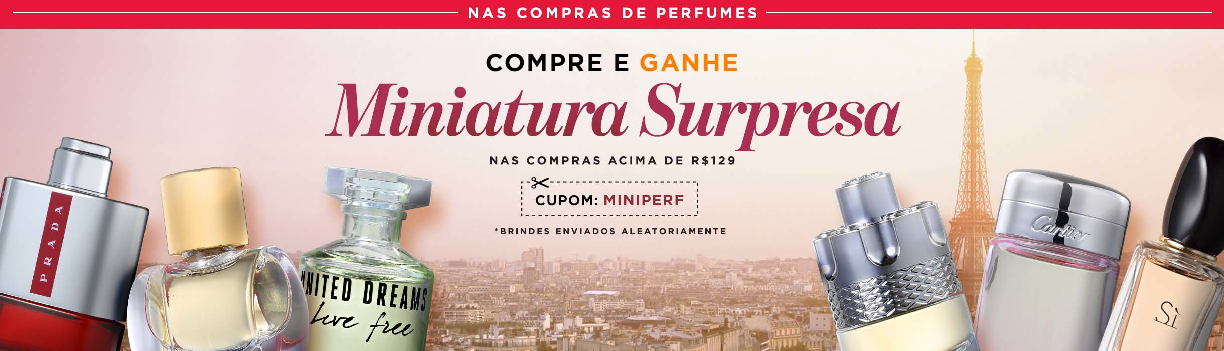 Ganhe Mini Perfume!