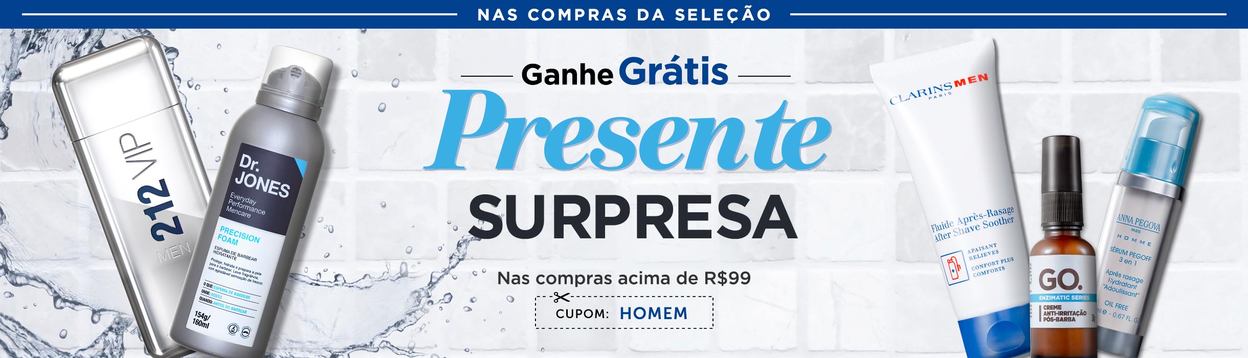 Promoção em Produtos Masculinos