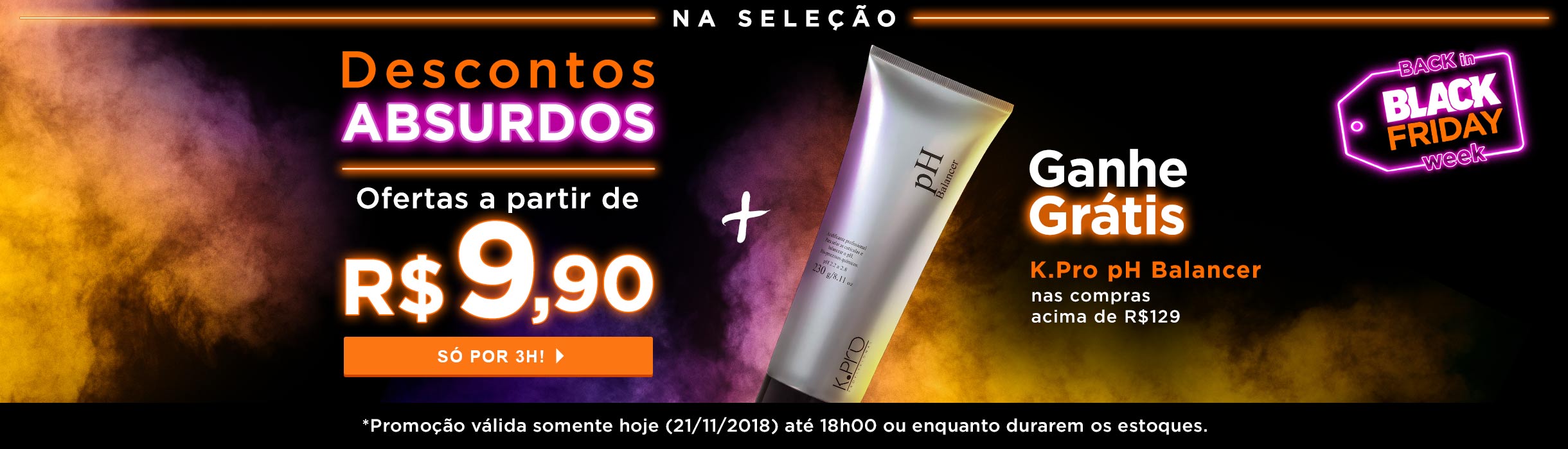 Especial Produtos para Cabelos na Black Friday