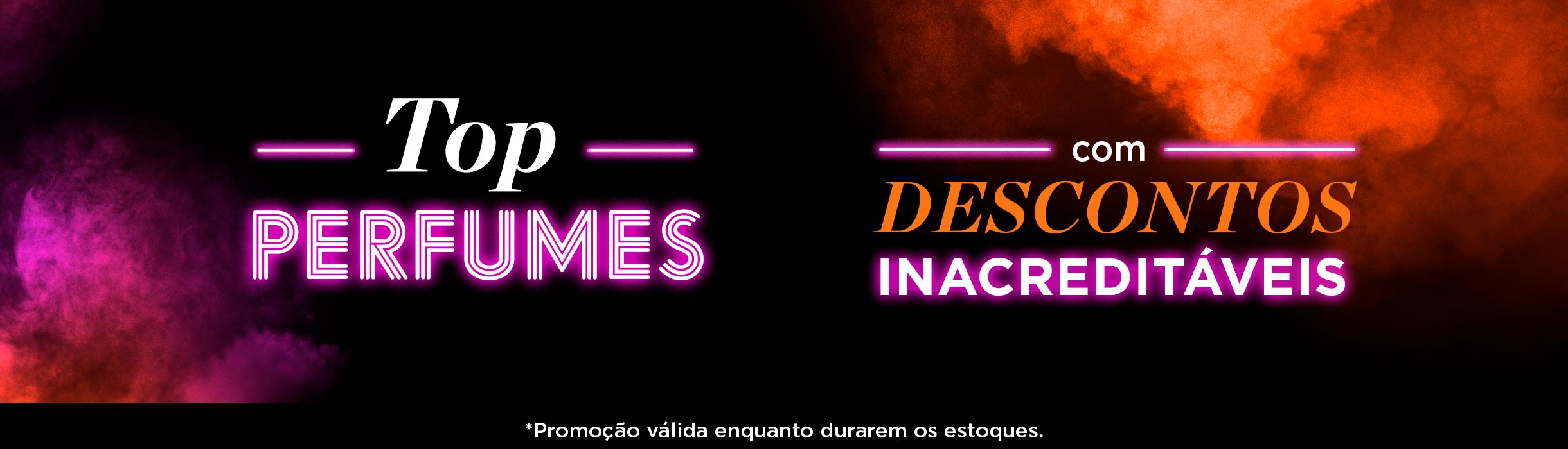Promoção de Perfumes Importados