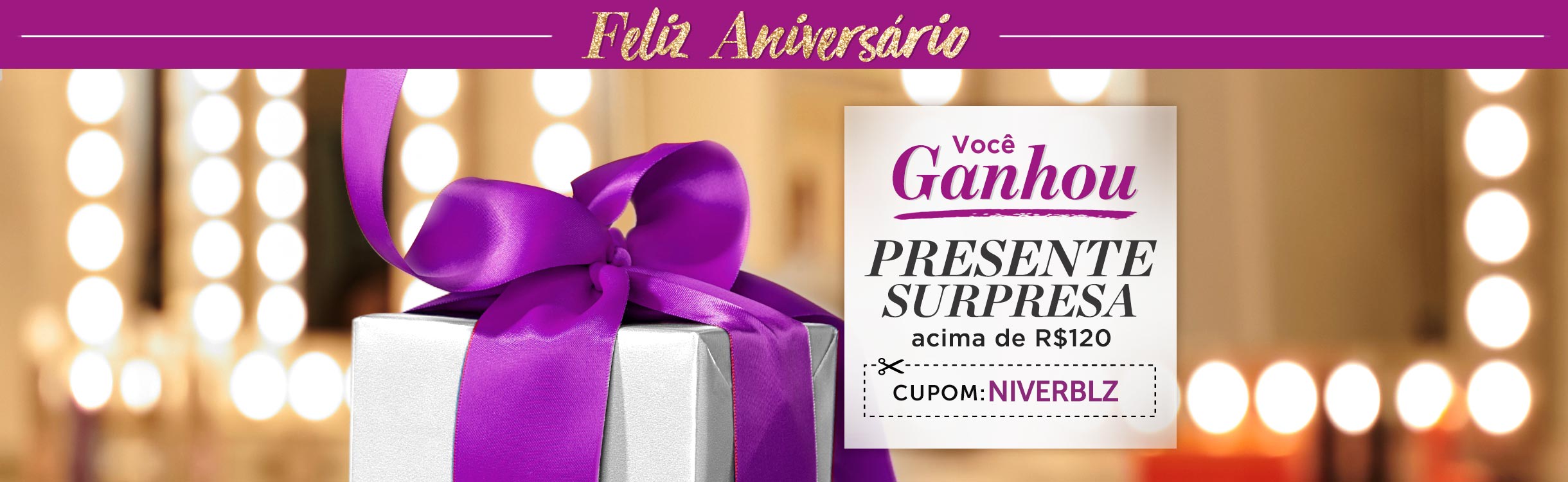 Presente Feminino no Seu Aniversário