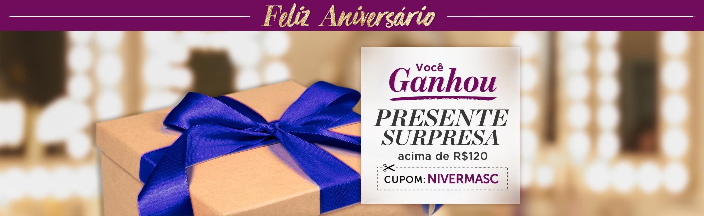 Presente Surpresa Masculino no seu Aniversário