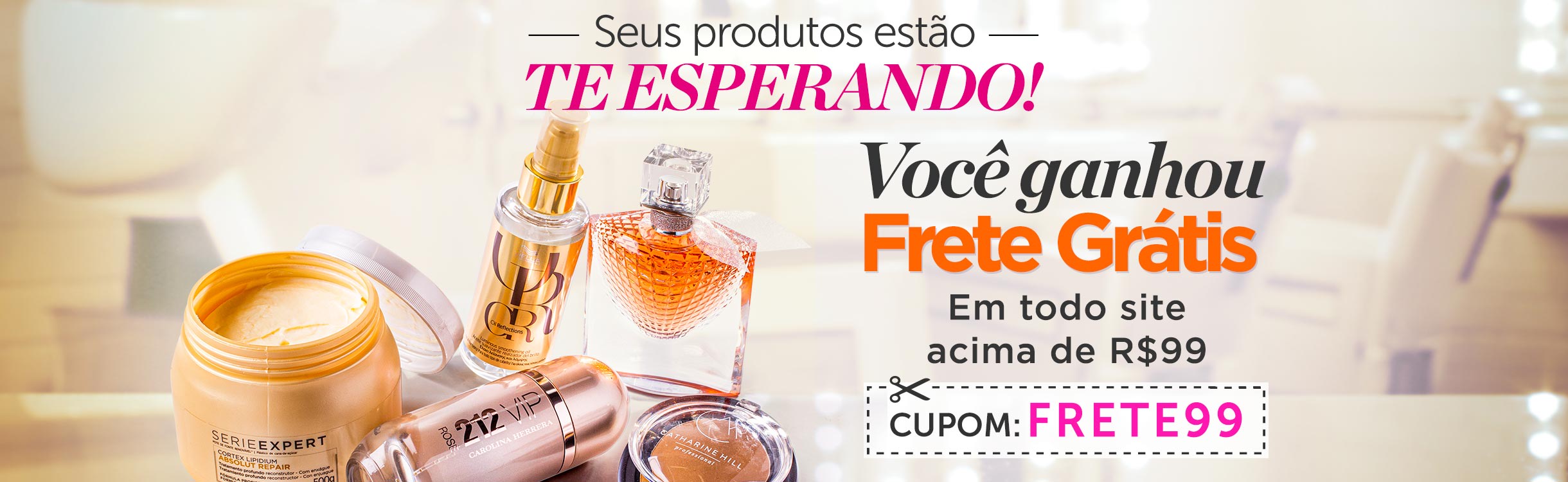Você Ganhou Frete Grátis!